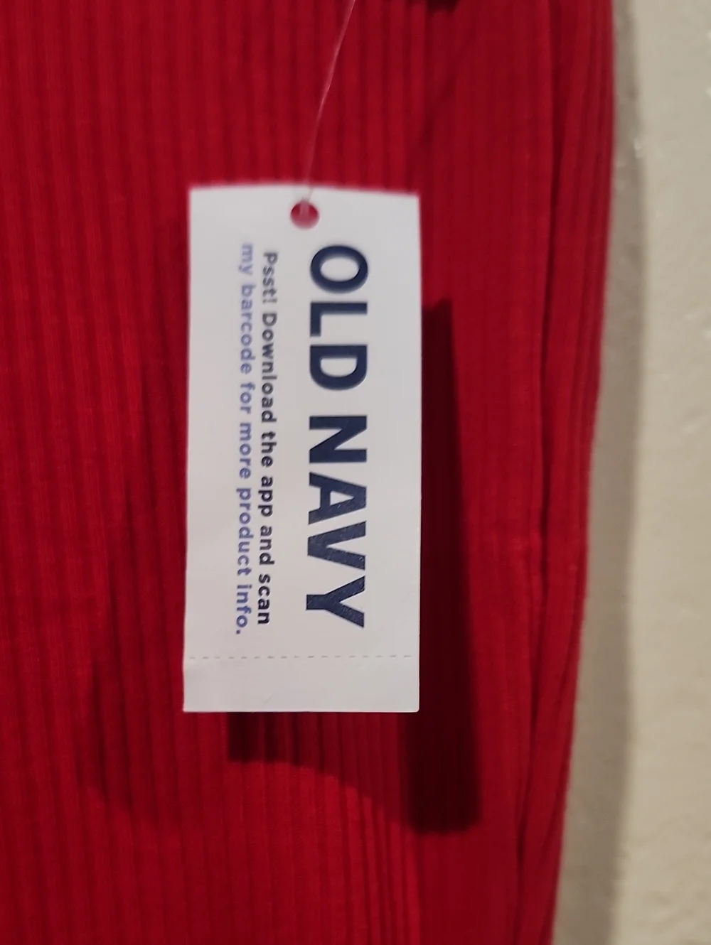 Old Navy Girls' Red Ribbed Flare Pants